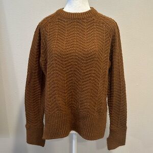 H&M Brown Crew Neck Sweater
